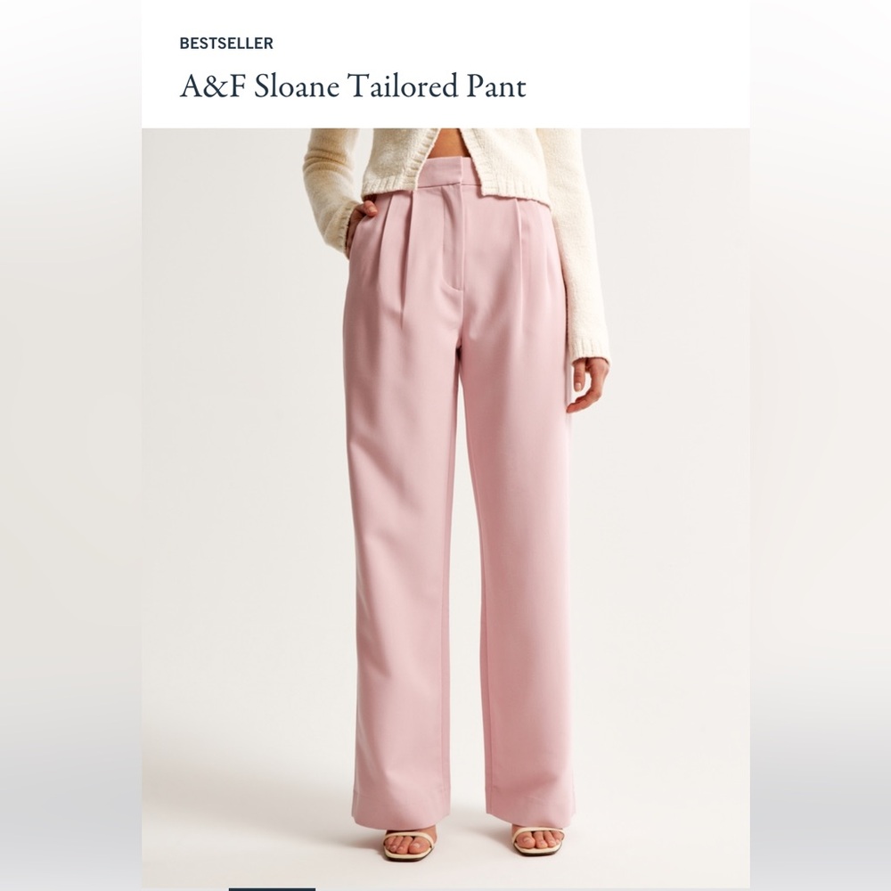 Abercrombie Sloane Pant Light Pink